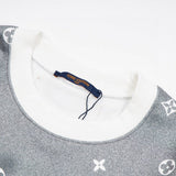 Front view of Louis Vuitton luxury clothing with runway-inspired design