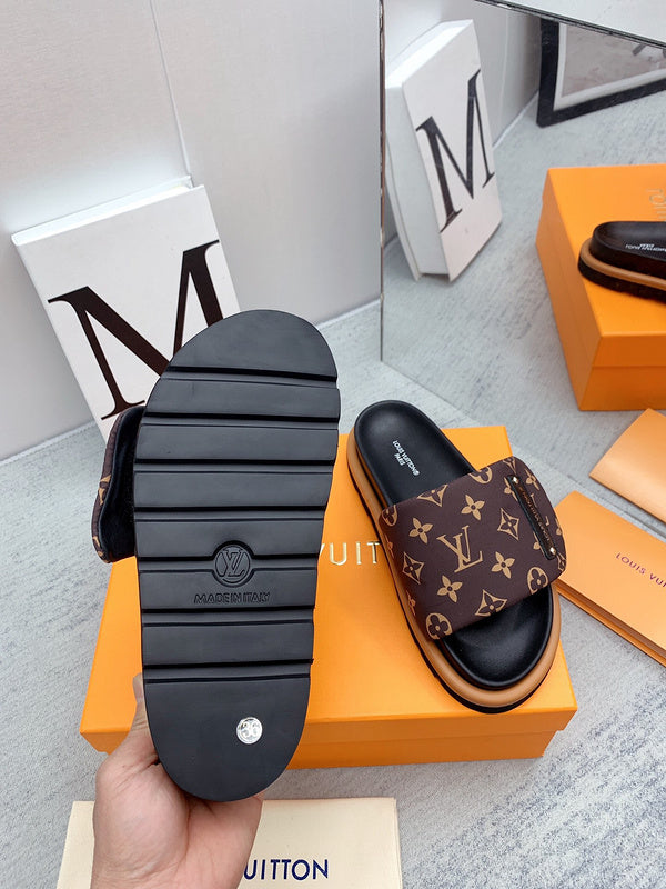 Louis Vuitton shoes Style 385 - back heel detail