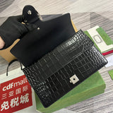 Interior view of statement sleek women's handbag – women's statement bag