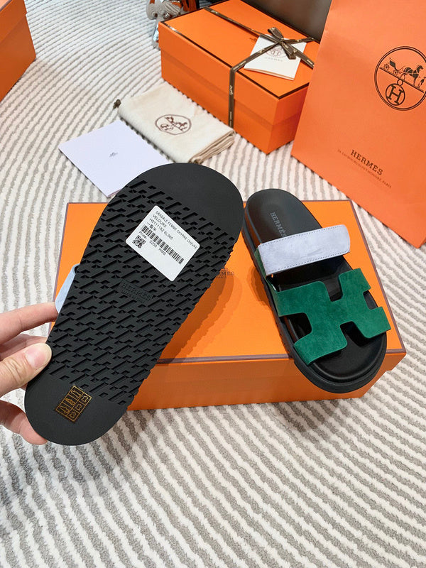 Hermes sandals Style 203 - logo and branding close-up