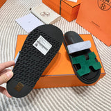 Hermes sandals Style 203 - logo and branding close-up