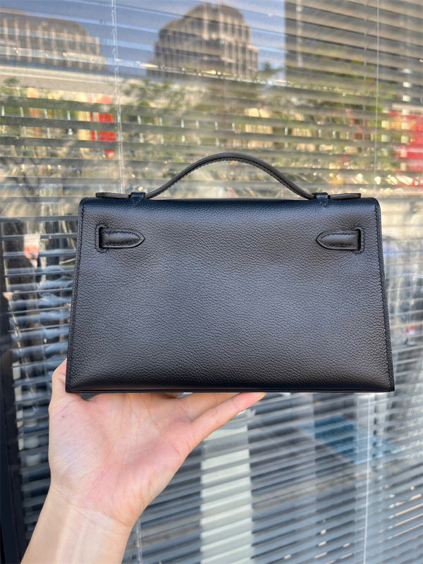 Close-up detail of modernist bag design