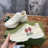 Gucci classic monochrome luxury sneakers view 7 cushioned comfort fit