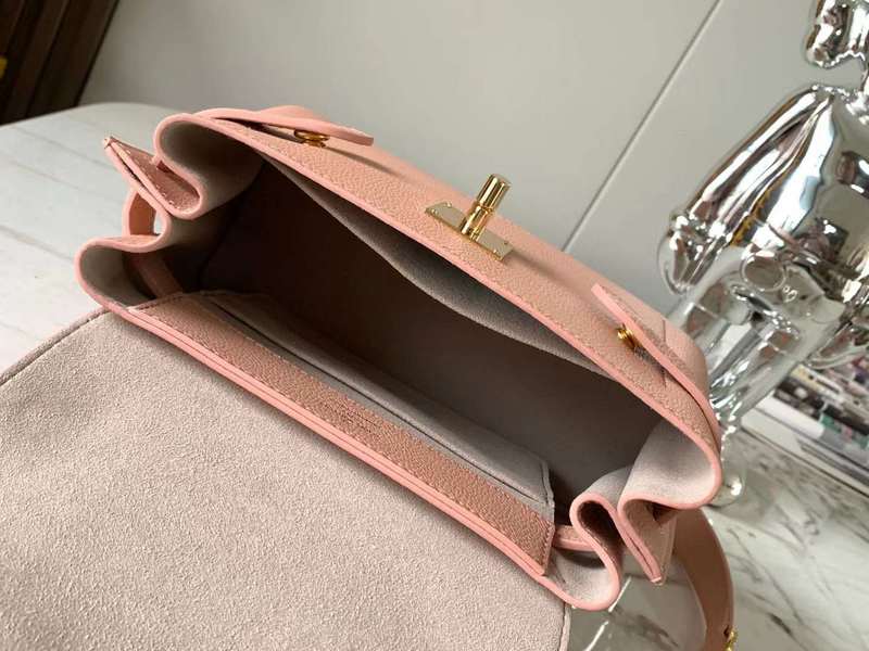 Close-up detail of signature chic women's handbag – women's statement bag