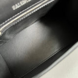 Polished Vegan Leather Handbag - Modern Structured Build | Women's Statement Accessory #298 - product detail shot (image 10) of designer-inspired handbag