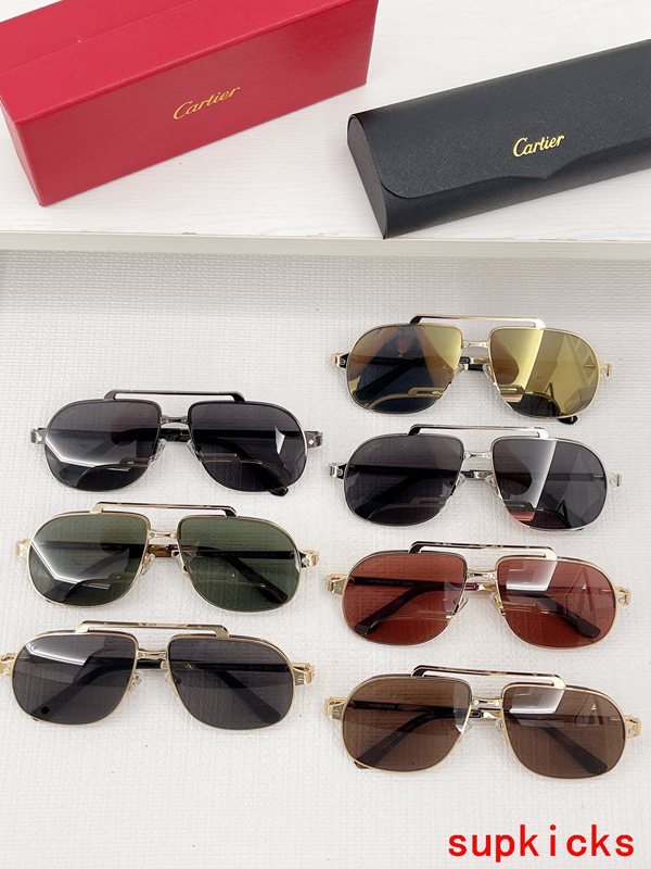 Lifestyle view of Cartier unisex sunglasses