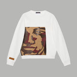 Back view of Louis Vuitton luxury clothing with everyday silhouette