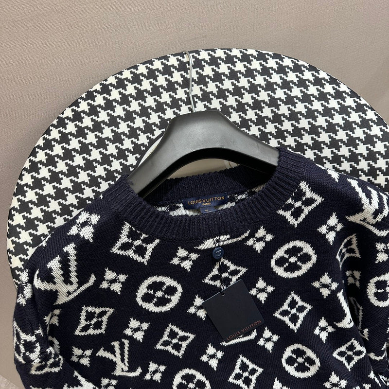 Close-up detail shot of Louis Vuitton luxury clothing with everyday silhouette