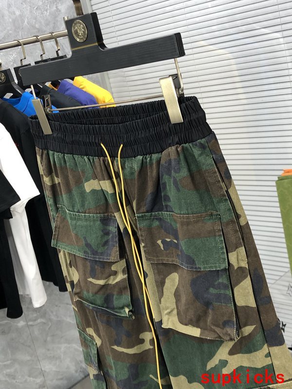Front view of Rhude luxury clothing with streetwear-inspired cut