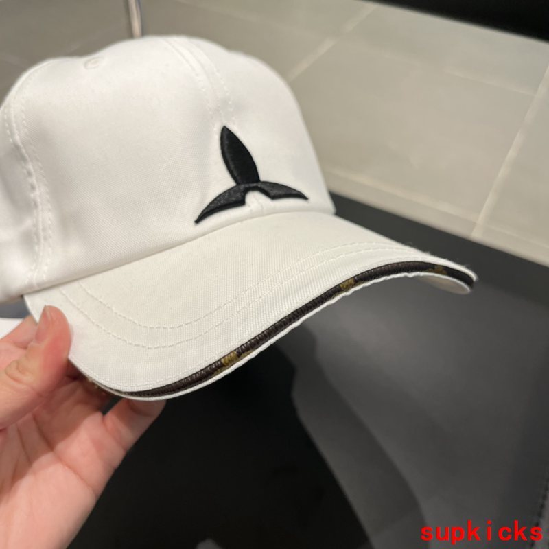 Close-up detail view of Louis Vuitton unisex cap