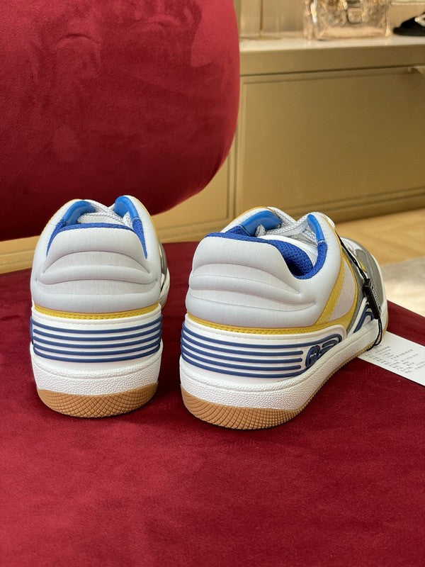 Gucci bold contrast luxury sneakers view 7 sleek tonal finish