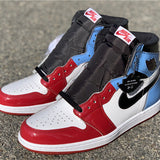 Nike two-tone luxury sneakers view 4 sleek tonal finish