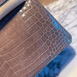 Streamlined bag shown from front angle