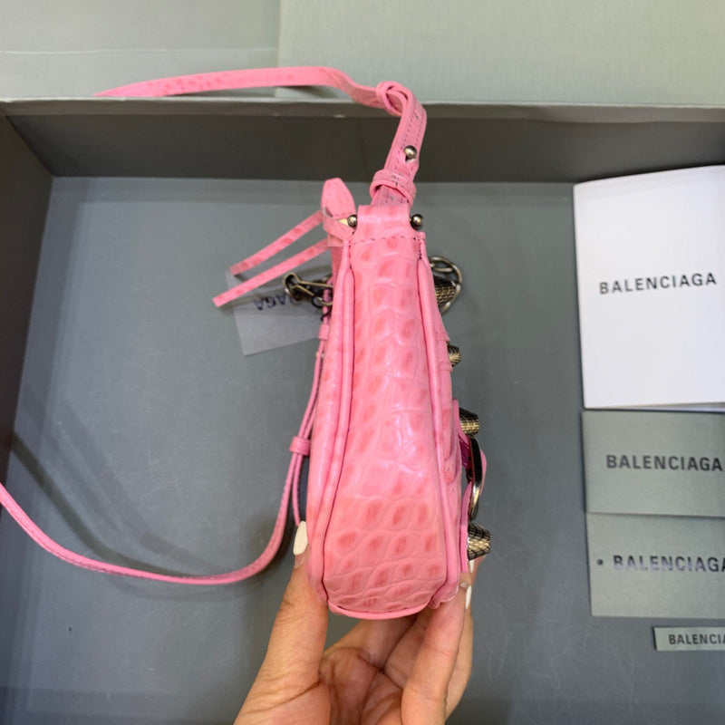 Timeless Faux Leather Handbag - Premium Craftsmanship Detailing | Women's Luxury Handbag #344 - back view (image 4) of designer-inspired handbag