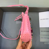 Timeless Faux Leather Handbag - Premium Craftsmanship Detailing | Women's Luxury Handbag #344 - back view (image 4) of designer-inspired handbag