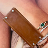 Close-up detail of crisp bag design