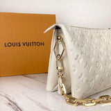 Front view of statement elevated women's handbag – women's everyday handbag