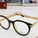Close-up detail view of Cartier unisex sunglasses