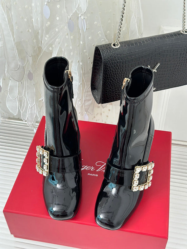 Close-up of Roger Vivier shoes craftsmanship