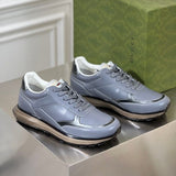 Gucci bold contrast luxury sneakers view 8 breathable knit upper
