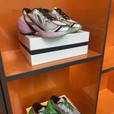 Givenchy Beige High-Top Sneakers - Heel Detail View