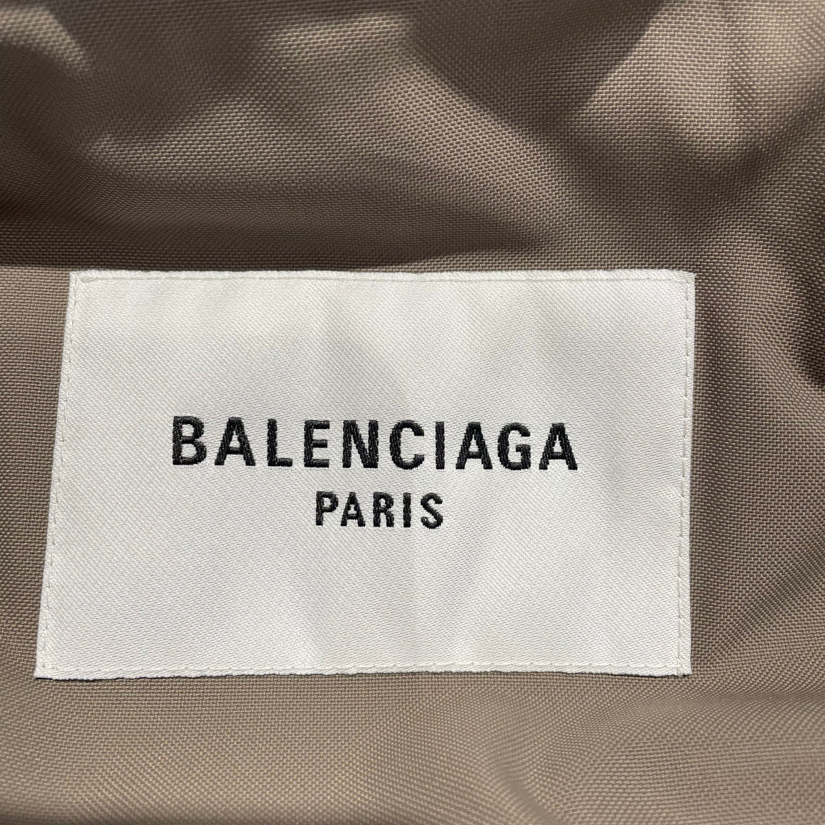 Balenciaga/Mountain Parka/34/Nylon/KHK/Hooded Oversized Jacket — Designer Luxury Jacket