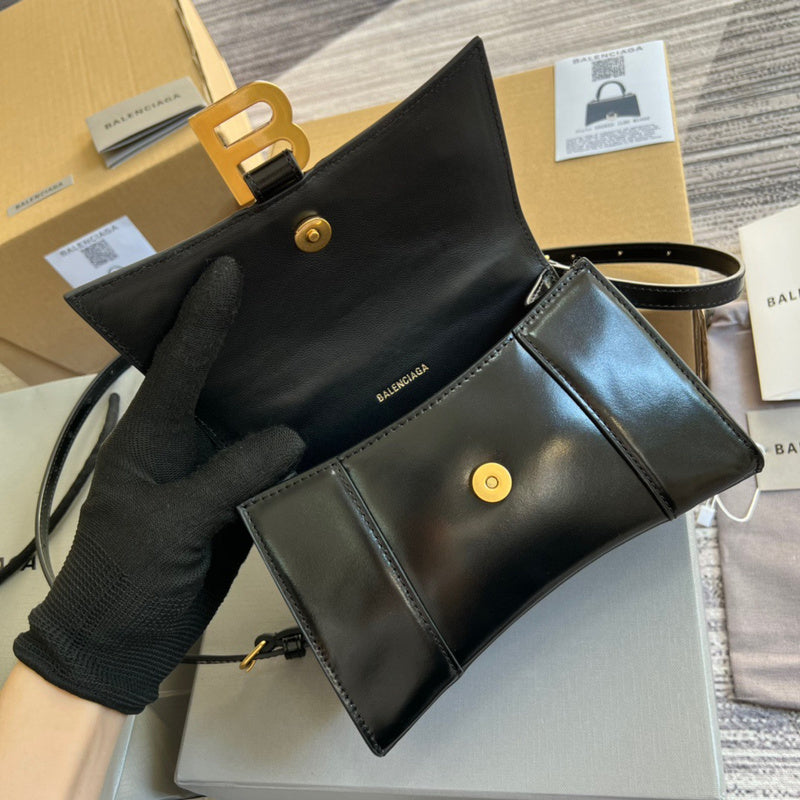 Sophisticated Vegan Leather Handbag - Smooth Faux-Leather Exterior | Women's Statement Accessory #280 - texture close-up (image 9) of designer-inspired handbag