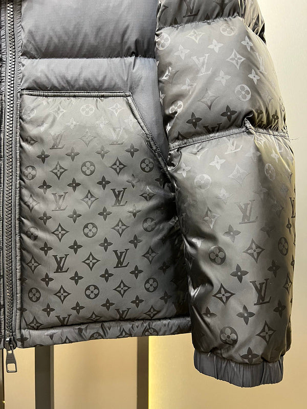 Full styled look of Louis Vuitton luxury clothing with contemporary cut