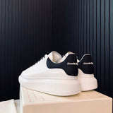 Alexander McQueen all-black luxury sneakers view 7 cushioned comfort fit
