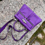 Close-up detail of tailored bag design