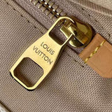 Handle and strap detail of polished elevated women's handbag – women's luxury handbag