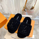 Louis Vuitton Camel Platform Heels - Side Profile View