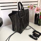 Handle and strap detail of refined polished women's handbag – women's premium purse