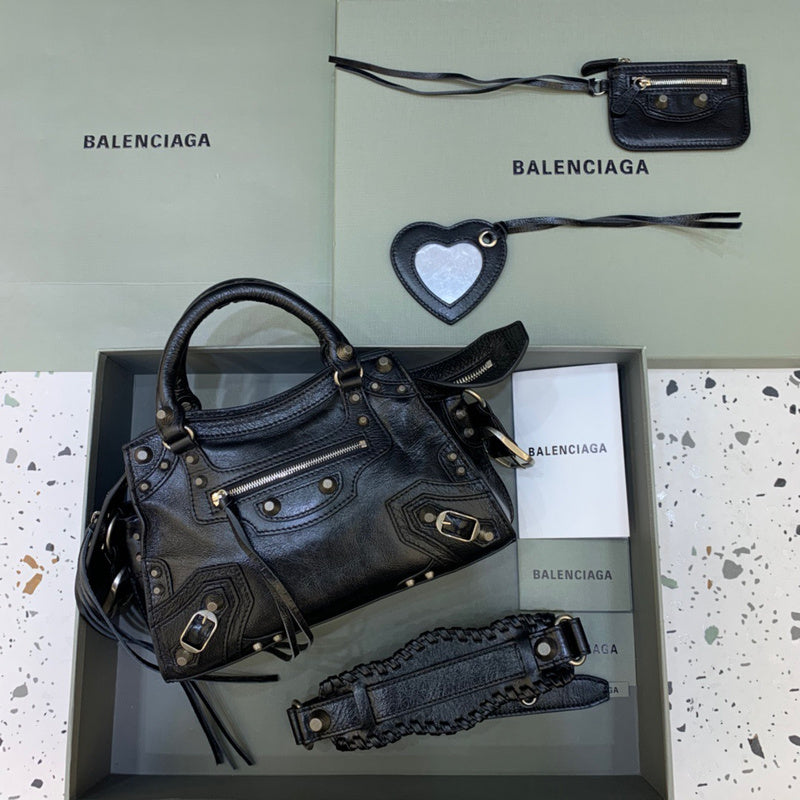 Structured Faux Leather Handbag - Everyday Elegance | Women's Luxury Handbag #337 - front view (image 1) of designer-inspired handbag
