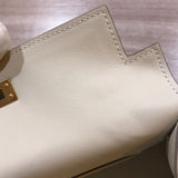 Close-up detail of curated bag design