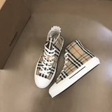 Burberry Red Ankle Strap Heels - Toe Detail View