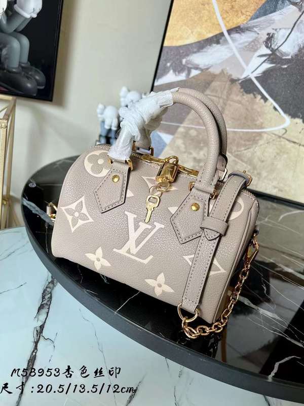 Front view of signature polished women's handbag – women's everyday handbag