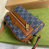 Handle and strap detail of classic elevated women's handbag – women's statement bag