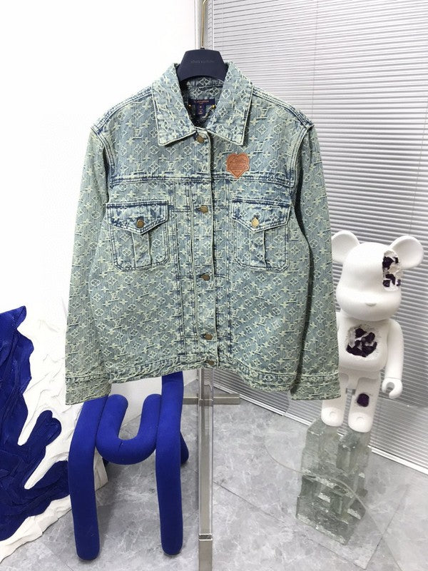 Side profile of Louis Vuitton luxury clothing with contemporary cut