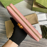 Back view of elevated signature women's handbag – women's premium purse