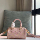 Front view of chic everyday-luxe women's handbag – women's luxury accessory