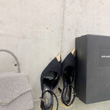 Saint Laurent luxury shoes detail view — premium authentic designer style