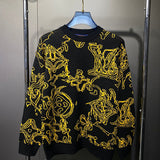Front view of Louis Vuitton luxury clothing with runway-inspired design