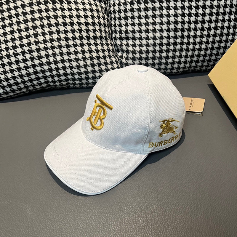 Front view of Burberry unisex cap