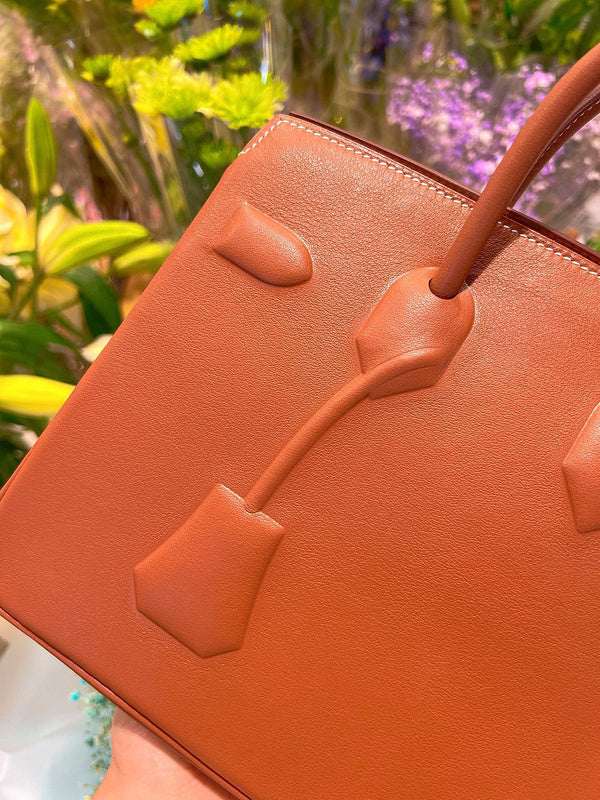 Close-up detail of minimalist bag design