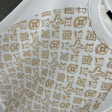 Front view of Louis Vuitton luxury clothing with relaxed-fit cut
