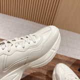 Gucci clean off-white luxury sneakers view 8 padded collar comfort
