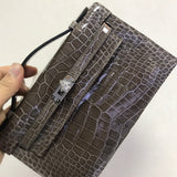 Close-up detail of clean-lined bag design