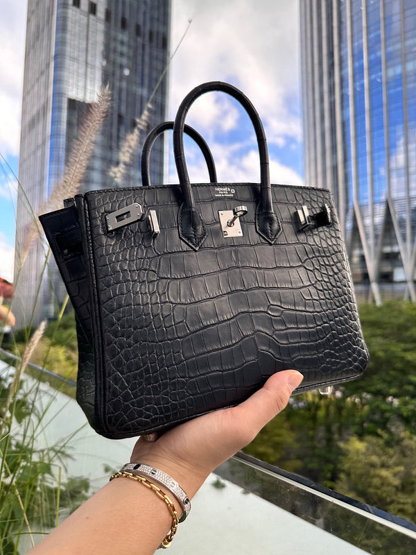 Sculpted bag shown from front angle