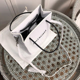 Interior view of structured statement women's handbag – women's luxury handbag